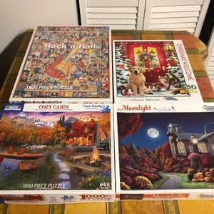 4 Puzzles - sold in bundle or separately